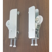 Tekdekoryapı Sürgülü Ray Dolap Aleminyum Kapak Teker 1Takım [Erkek]