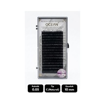 Ocean 0.05c Natural Kıvrım 10 Mm Soft Eyelash Doğal İpek Kirpik 16'lı