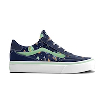 Vans Brooklyn Ls Slip-on Çocuk Günlük Spor Ayakkabı-14038 Lacivert