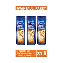 Clear Men Saç Dökülmesine Karşı Şampuan 3 X 350ml - 3 Adet Tarı