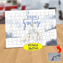 Sevimli Kutup Ayıları 99 Parça Puzzle Yapboz Tablo-53876-5652
