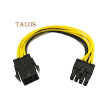 Video Kartı Grafik Bilgisayar Aletleri İçin 6-pin'den 8-pin'e Pcı-e Güç Dönüştürücü Uzatma Kablosu