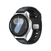Huawei Honor Magic 2 46mm Ogaa Krd-135 22mm Silikon Kordon Strap Kayış - Midnight Blue-siyah