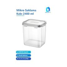 Mikro Saklama Kabı 2400 Ml, Plastik, 17 X 13 X 15 Cm Çok Renkli
