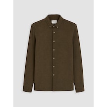 Lcw Vision Haki Slim Fit Erkek Gömlek