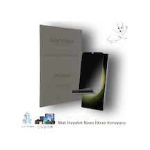 Infinix Hote 20i Uyumlu Ekran Koruyucu Esnek Ultra İnce Sandex - Mat Hayalet Nano