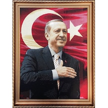 Figüratif Seri-18 Dokuma Goblen Kumaş-Recep Tayyip Erdoğan2