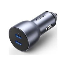 50w Çift Pd Type-c Çıkışlı Araç Çakmaklık Şarj Cihazı