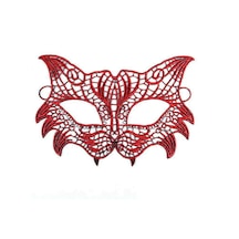 Kırmızı Dantel Masquerade Maskesi 8 No - Vzqg-786588 18