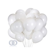 Balon Parlak Metalik Helyum Balon 10 Adet Beyaz Renk Balon Parlak Metalik Helyum Balon 10 Adet Beyaz Renk