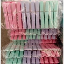 Plastik Mandal & Sağlam Mandal & 24 Adet Mandal Çamaşır Mandalı HV