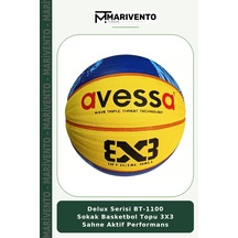 Delux Serisi Bt-1100 Sokak Basketbol Topu 3x3 Sahne Aktif Performans