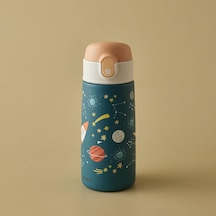 Little Joys Space Çelik Sızdırmaz Termos 500 Ml Lacivert Çok Renkli