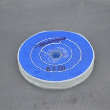 6 X 60 X Delik 20 - 22 Mm Delik Mavi Polisaj Cila Bezleri - Polisaj Cila Keçesi 150 Mm