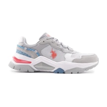 U.s. Polo Assn. Vincent 4fx Erkek Gri-turuncu-mavi Sneaker Ayakkabı-gri Gri