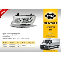 M.sprinter 2018- Far Motorlu So