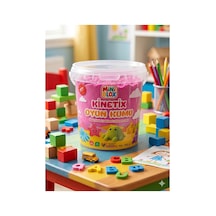 Doğal Kinetik Oyun Kumu 1kg Pembe Pembe