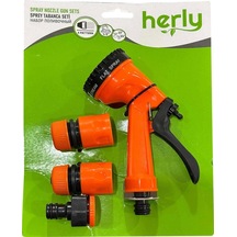 Herly Hl1201 Sulama Sprey Tabanca Seti 4 Fonksiyonlu