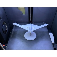 B21 Savaş Uçağı Modeli Beyaz Renk 15 Cm Ev Ofsi Dekoratif Obje