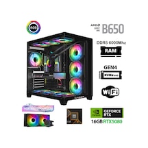 Xaser Velox X310 R7 9800X3D 64 GB 2 TB SSD 16 GB RTX5080 Free Dos Masaüstü Oyuncu Bilgisayar