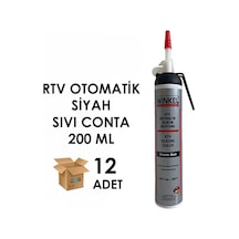 Winkel Otomatik Kartuş Rtv Sıvı Conta Siyah 200 ML 12 Adet
