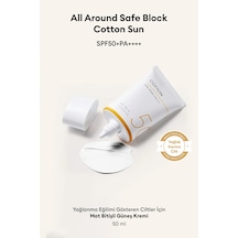 Missha Yağlanma Eğilimi Gösteren Ciltler Için Mat Bitişli Güneş Kremi All Around Safe Block Cotton Sun