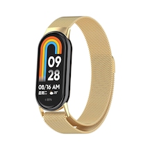 Xiaomi Smart Band 8 Ogaa Krd-01 Metal Kordon-gold