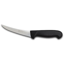 Sürbisa 61113 Kemik Sıyırma Kasap Bıçağı Kıvrık 14 Cm Siyah