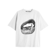 Kalic Studio Unisex Bay Grillz Tee Desenli Beyaz Yazlık T-shirt Beyaz-172