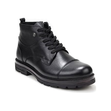 Pierre Cardin 90-430 Erkek Hakiki Deri Casual Bot Siyah