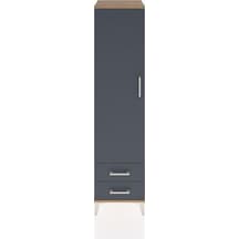 Hyperion Dolap Tek Raflı 2 Çekmeceli Tek Askılı 44x44x182 Çam... Çam