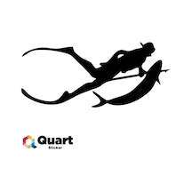 Dalgıç Scuba Diving Oto Sticker