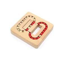 Ahşap Eğitici Rubik Küp Oyunu 92-740 Çok Renkli