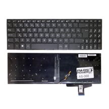 Asus Uyumlu Vivobook N580G. N580V Klavye Işıklı Siyah Tr Işıklı - Siyah