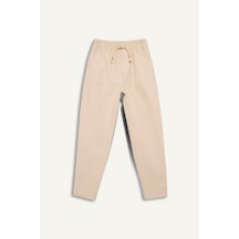 Defacto Carrot Fıt Düz Paça Gabardin Pantolon Erkek Çocuk G6733a826sper134 Ekru-er134