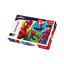 Trefl Puzzle 30 Parça 27X20 Cm Spiderman And Miguel / Disney Marv