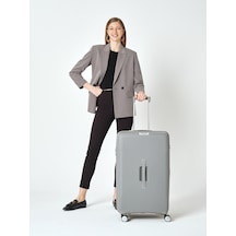 Pierre Cardin Unisex Büyük Boy Valiz 04pc7080-01 Beyaz