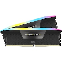 Corsair Vengeance CMH96GX5M2B6400C32 RGB 96 GB (2x48 GB) 6400 MHz CL32 INTEL XMP 3.0 DDR5 Heatsink Siyah Ram
