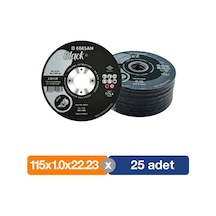 Egesan Black 115x1.0x22.23 Inox Paslanmaz Çelik İnce Kesme Diski 590227 A 60 S Bf - 25'li Paket