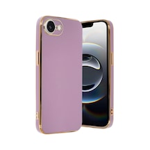 Mey İthalat Apple Uyumlu iPhone 16e Kılıf Volet Silikon - Mor