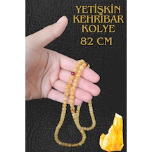 Yuvarlak 6 Mm 82 Cm Büyük Boy Kehribar Kolye Yetişkin Kehribar Kolye 82 Cm 6mm Yuvarlak Kesim Kehribar Kolye 82 Cm 6mm Yuvarlak Kesim