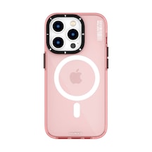 Youngkit iPhone 14 Pro Uyumlu Kılıf Magsafe Kablosuz Şarj Özellikli Youngkit Crystal Color Kapak