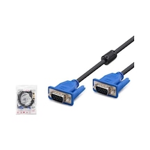 Hadron Hdx7848 Vga Kablo Od 6.0 Mm 3+4 10mt - Siyah Mavi Kdo