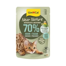 Gimcat Near Nature Ezme Tavuklu Ve Sülün Etli Pouch Yetişkin Kedi Konservesi 85 Gr