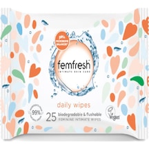 Femfresh Genital Bölge Yıkama Islak Mendil 25'li