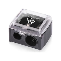Pencil Sharpener - Çift Hazneli Makyaj Kalemtıraşı Açık Ahşap