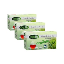 Orgalife Organik Bardak Poşet Siyah Çay 3 x 40 G