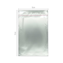 12X17 Gri Lüx Metalize Paketi 50 Adet