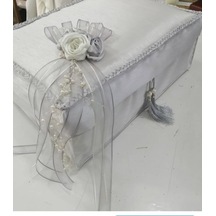 Üzeri Örgülü Hurç Gri