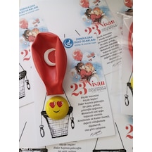 Farklı Market 23 Nisan Kurumsal Hediye Balon Ve Çikolata 10 Adet